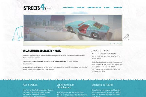 Kids theme site design template sample