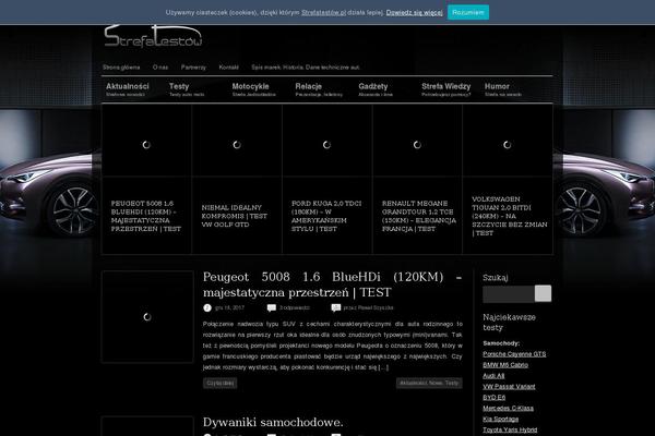 Newscast theme site design template sample