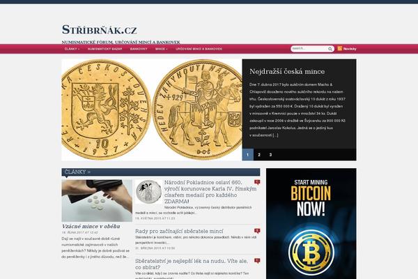 stribrnak.cz site used Wpzoom-indigo