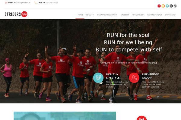 Site using Fitness-club plugin