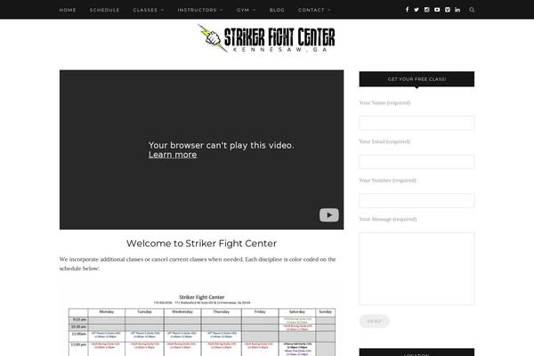 Site using Google Calendar Agenda plugin