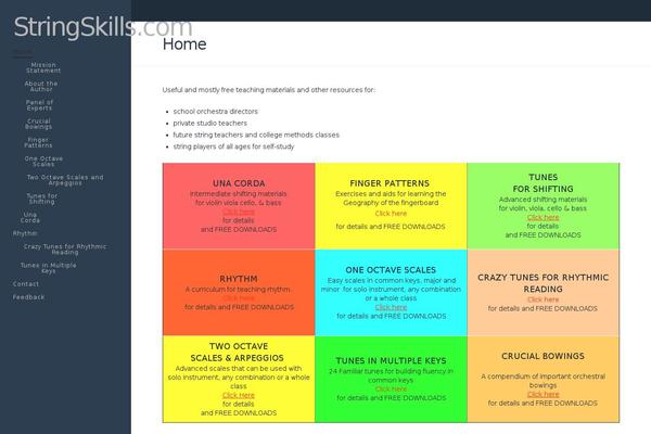 Site using X-shortcodes plugin