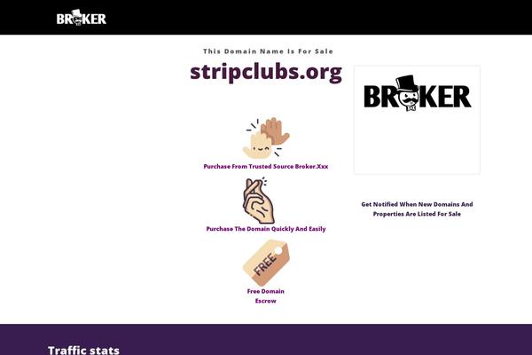 Broker theme site design template sample