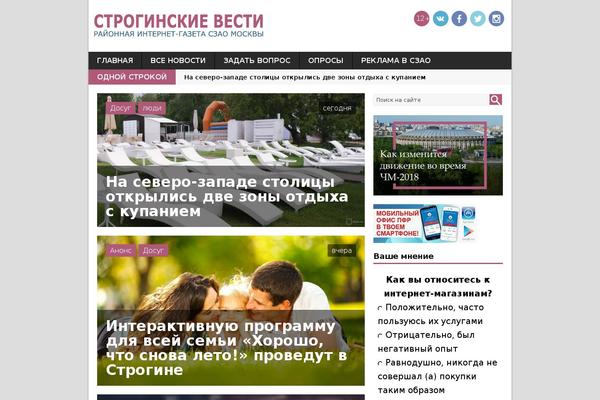 MH Magazine theme site design template sample