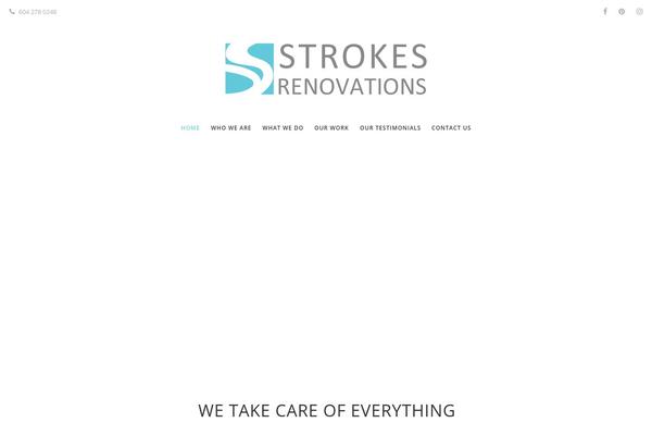 strokesrenovations.com site used Wp_suarez_child