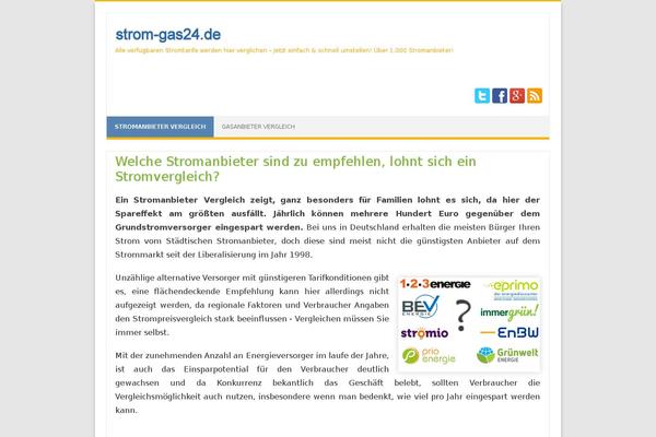 Iconic One theme site design template sample