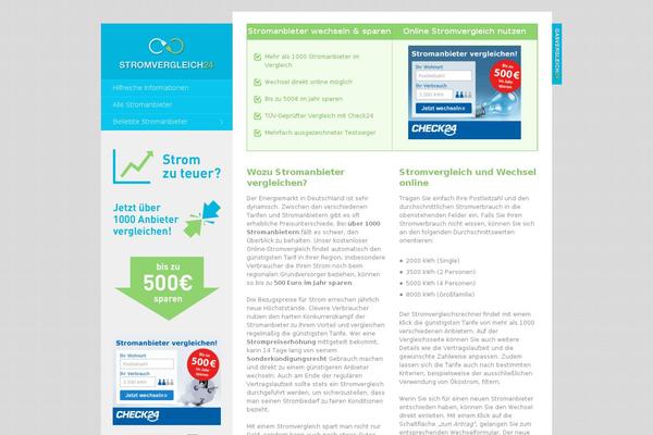 stromvergleich24.de site used Stromvergleich