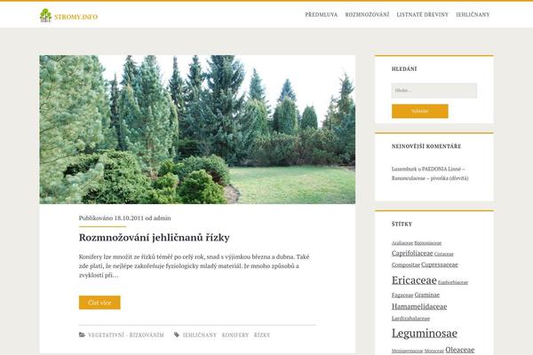 Ignite theme site design template sample