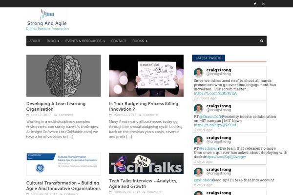 Awaken theme site design template sample