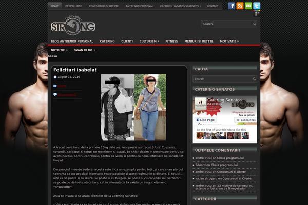 Newspaper theme site design template sample