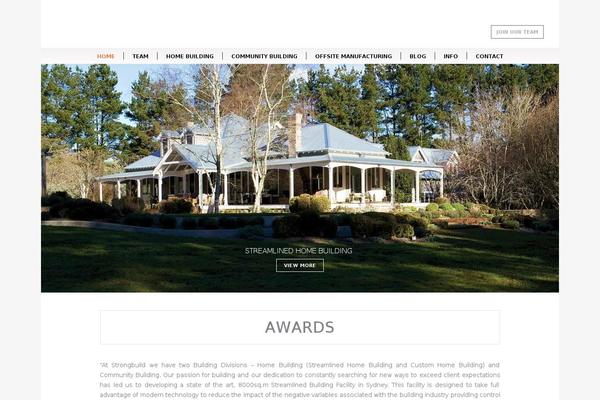 BuildMe theme site design template sample
