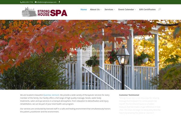 Site using WP Testimonials with rotator widget plugin