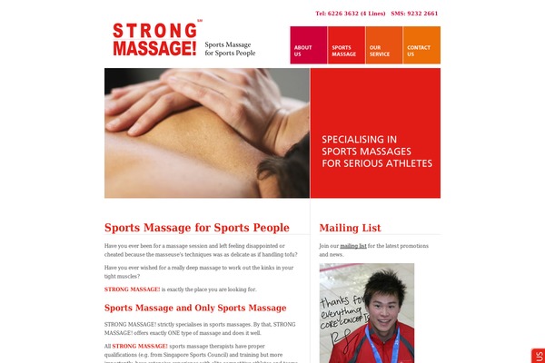 strongmassage.com site used Grabvn