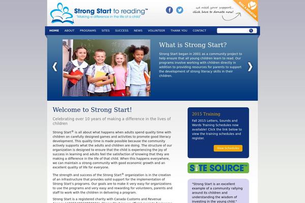 strongstart.ca site used Arrowsmith