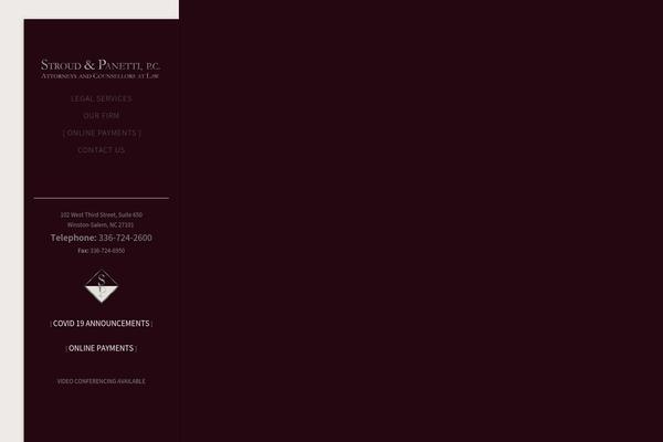 Vellum theme site design template sample