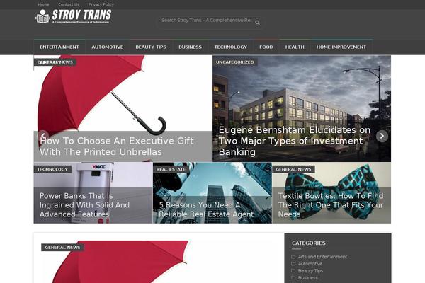 Newspaper Lite theme site design template sample