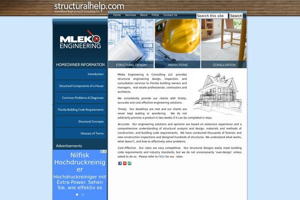 Breno theme site design template sample