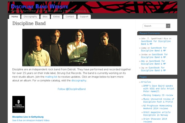 strungoutrecords.com site used Mantra Child