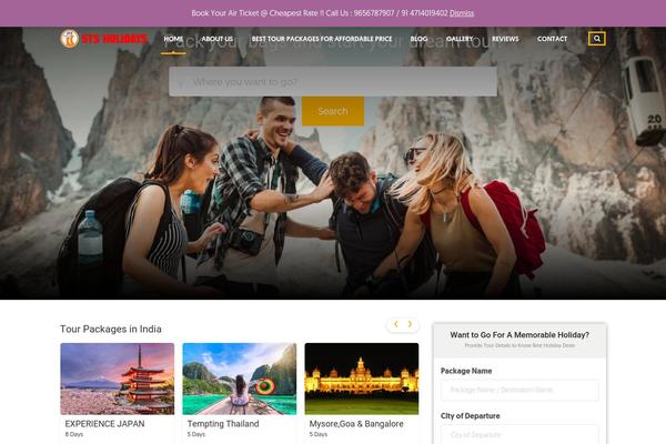 Site using Travel-booking plugin