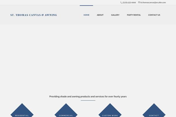 stthomascanvasandawning.com site used Constrion
