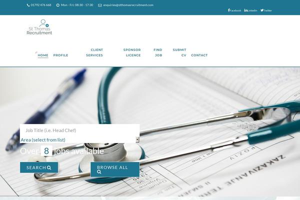 Structure-child theme site design template sample