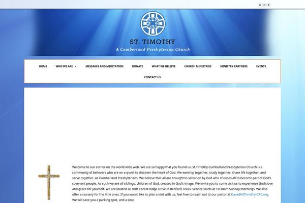 Preus theme site design template sample