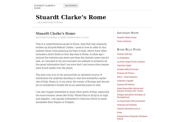 stuardtclarkesrome.com site used Unite_child