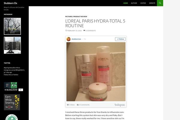 Site using Custom-twitter-feeds plugin