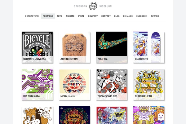 Minimal theme site design template sample