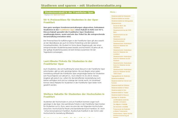 studentenrabatte.org site used Juno