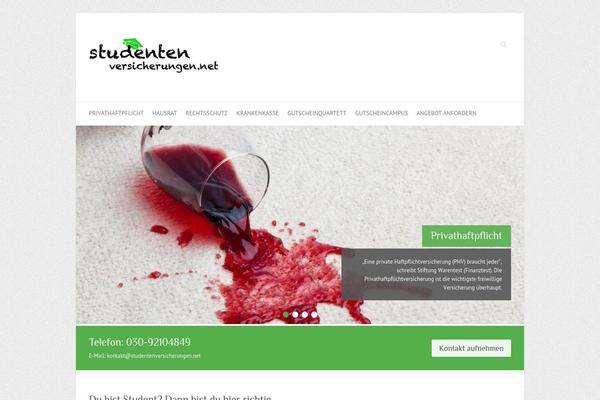 Generatepress_child theme site design template sample
