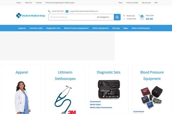 Site using Woopack plugin