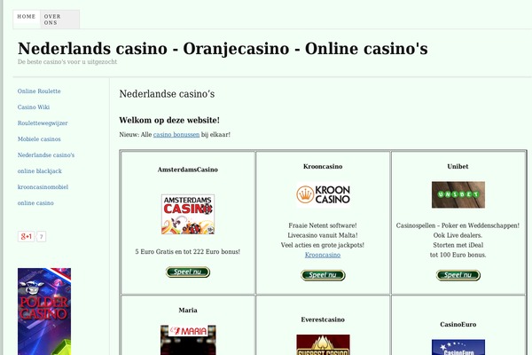 Site using Age-gate plugin