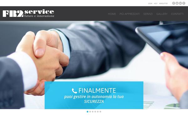 Cherry Framework theme site design template sample