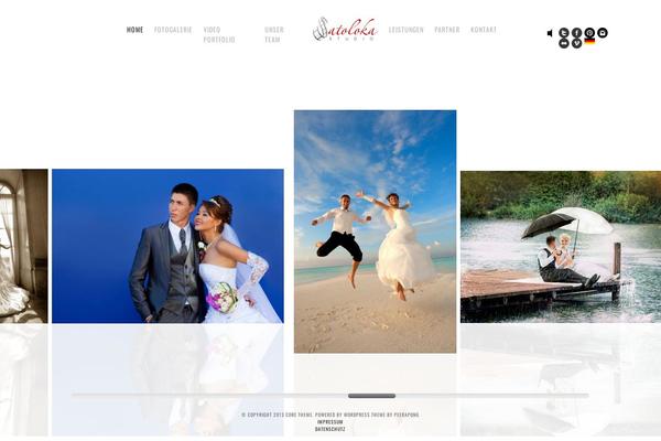 Core theme site design template sample