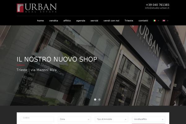 Realty theme site design template sample