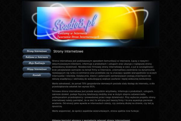 Cyberfolks theme site design template sample