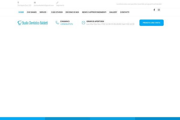 Dental-care theme site design template sample