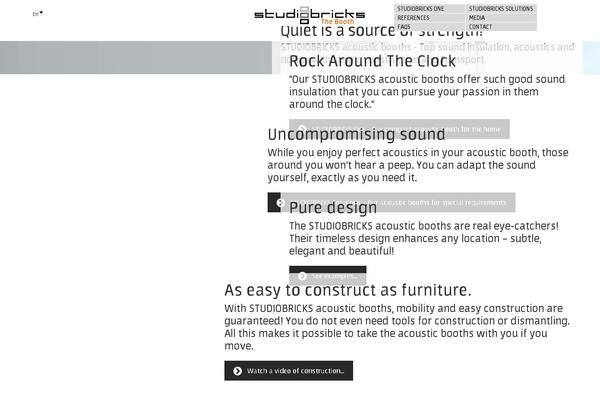 studiobricks.com site used Studiobricks-elementor