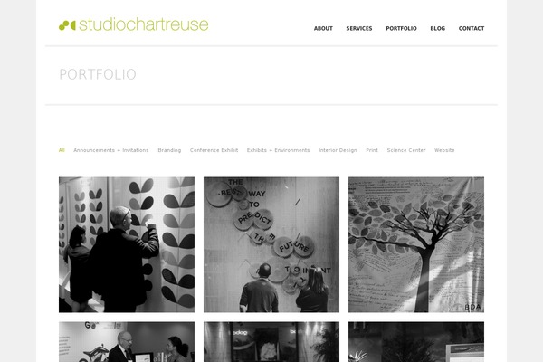 Stockholm theme site design template sample