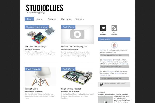 ResponsiveBlogily theme site design template sample