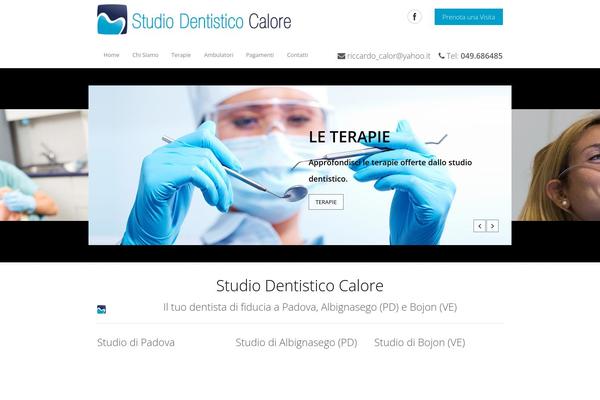 Medical Doctor theme site design template sample