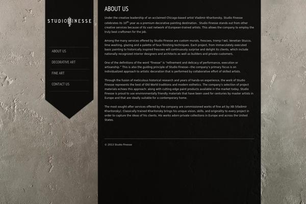 King Size theme site design template sample