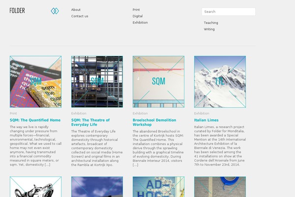 Folder theme site design template sample