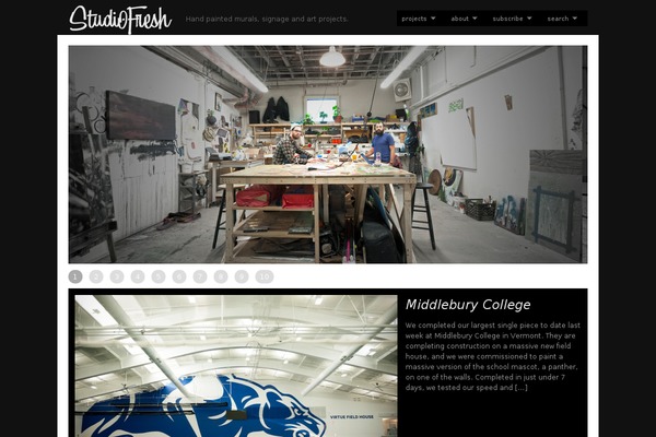 Draft Portfolio theme site design template sample
