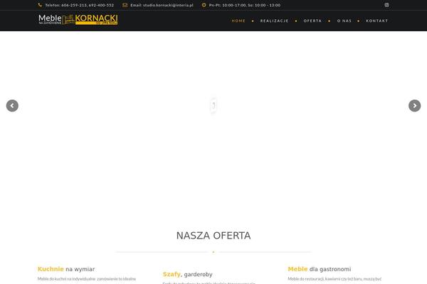 Archi theme site design template sample
