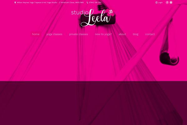 studioleela.yoga site used Studioleela