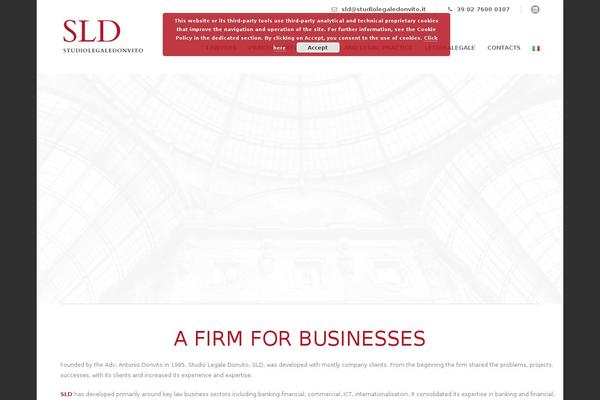 Site using Gdlr-lawyer plugin