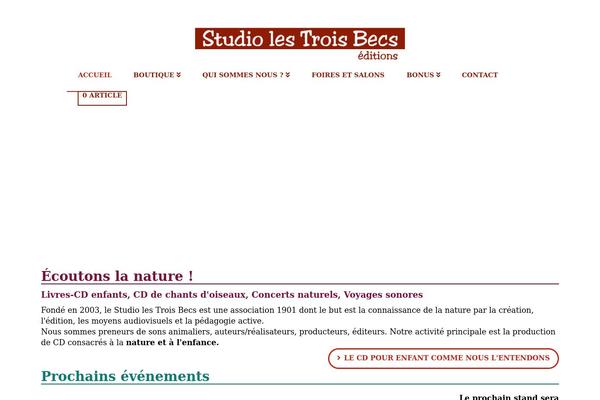 X Child theme site design template sample