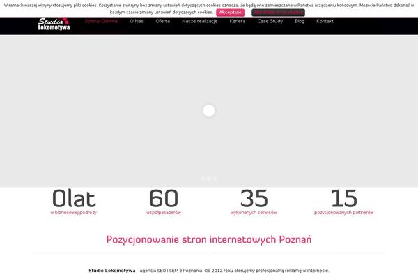 studiolokomotywa.pl site used Lokomotywa